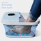 Edge Collections - 16.00" x 10.24" - Blue - Electric Collapsible Foot Spa with Massage and Heat - 1 Piece